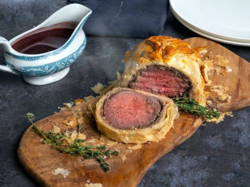 Sales of venison, for products such as venison wellington pictured here, have grown by more than a quarter.
