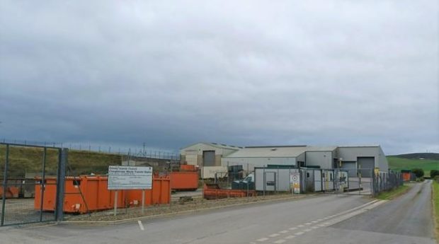 Chinglebraes waste facility in St Ola, Orkney.