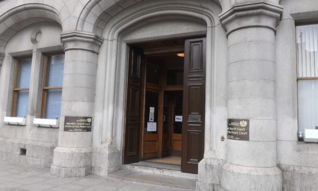 David Woods appeared at Aberdeen Sheriff Court in connection with the £128,000 drug recovery.