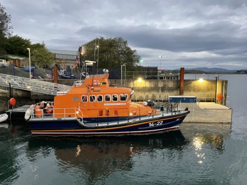 Oban RNLI were called to the incident.