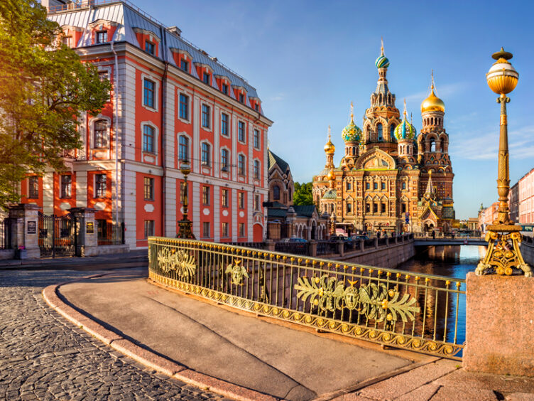 The Church of the Savior on Spilled Blood, St. Petersburg, Russia.