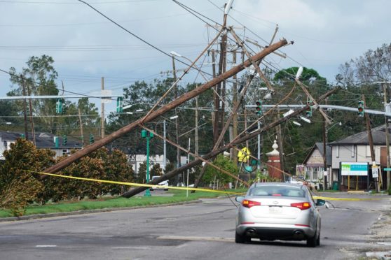 Hurricane Ida has cut power supplies to thousands of homes.
