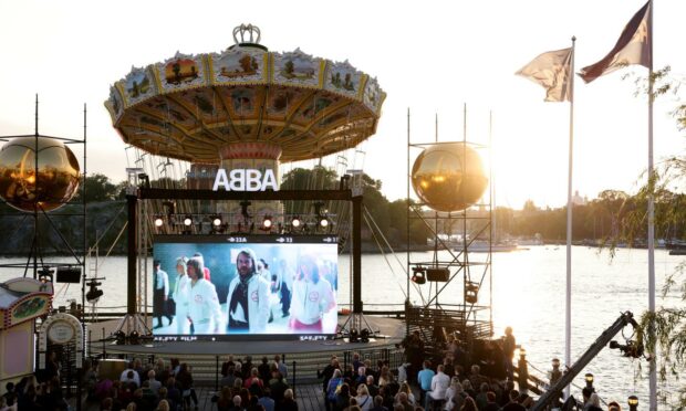 The ABBA Voyage event at Grona Lund amusement park in Sweden (Photo: IBL/Shutterstock)