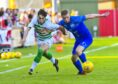 New Peterhead signing Grant Savoury in a pre-season friendly for Celtic.