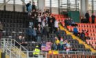 Ross County supporters at Tannadice.