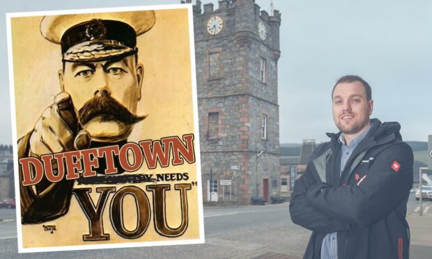 Dufftown and District Community Association chairman Fraser McGill hopes new employee can help drive activities forward.