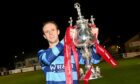 Banks o' Dee's Michael Philipson with the Evening Express Aberdeenshire Cup