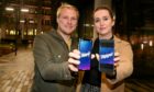 Chris Angus, left, and partner Nicola Lawson have launched Digiipot