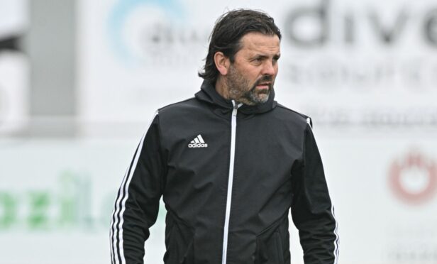 Cove Rangers manager Paul Hartley.