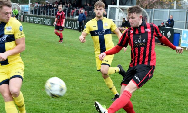 Greg Mitchell, right, hopes Inverurie can enjoy success in the Aberdeenshire Shield.
