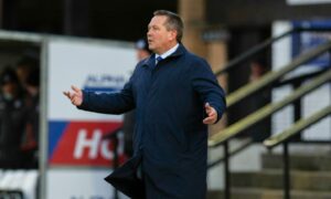 Head coach Billy Dodds reacts after Caley Thistle squander chance to regain top spot in Championship