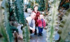 1994: George Park shows Quintos Henderson, 8, and his sister Gemma, 3, from Maud, round the Giant Cactus House in the Winter Gardens.