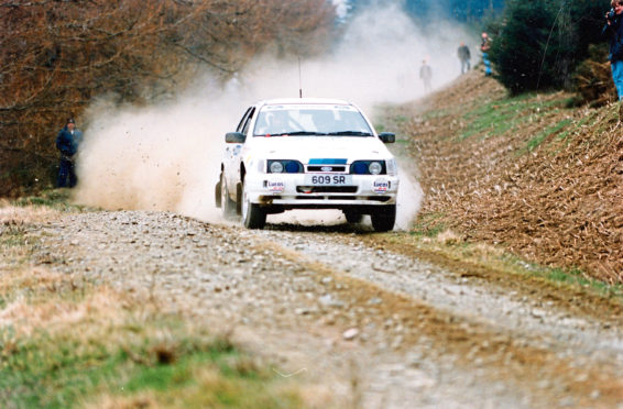 Gillanders racing in 1993.