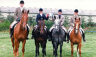 1991: New members Julie Greig, Cheryl Edwards and Louise Murray at the New Deer Show.