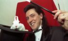 1993 - Magician Garry Seagraves and Basil the rabbit are performing in the Stars of Tomorrow competition at His Majesty's Theatre.