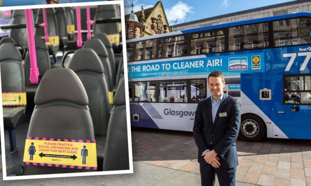 Duncan Cameron, the interim managing director for First Bus in Scotland.