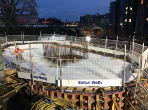 Work on Union Terrace Gardens is progressing well.