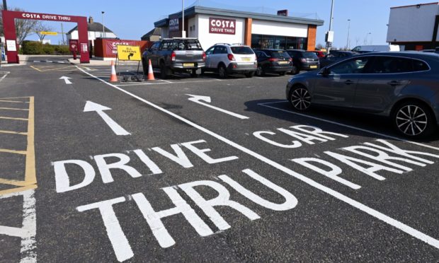 New road markings at the Bridge of Don retail park have been put in place to try and ease gridlock