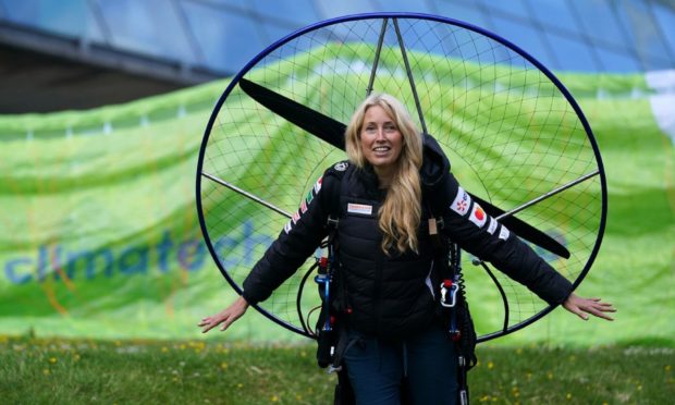 Sacha Dench was circumnavigating Britain with Dan Burton at the time of the crash. Photo: PA