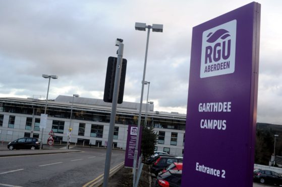 Robert Gordon University in Aberdeen.