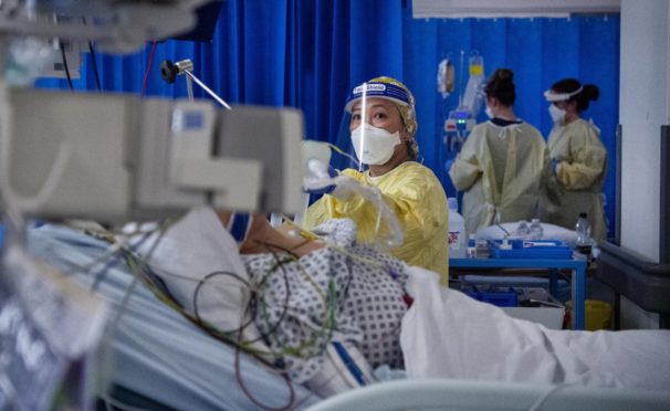The majority of coronavirus deaths took place in hospitals across Scotland