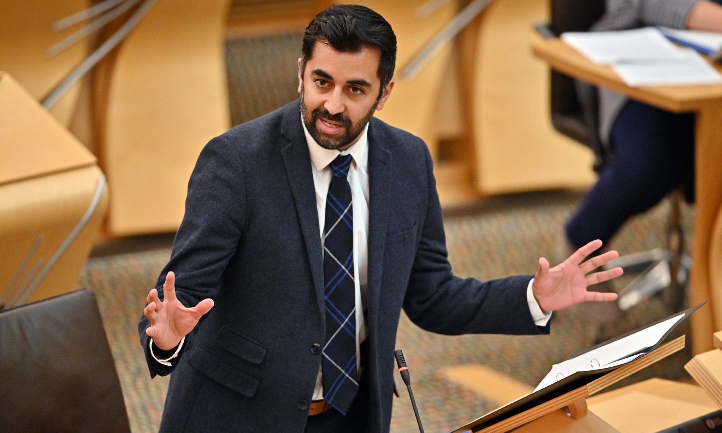 Health Secretary Humza Yousaf will address MSPs this afternoon.