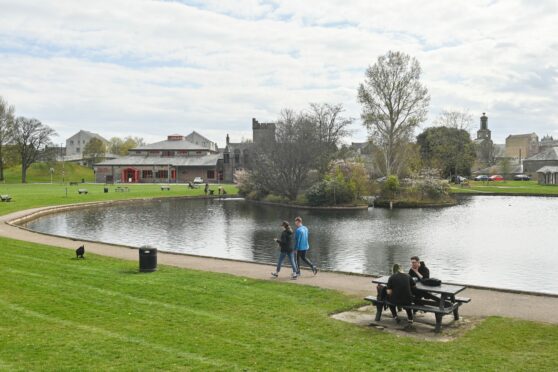Cooper Park in Elgin is one of several areas across Moray where those hosting a commercial event will now be charged a hire fee.
