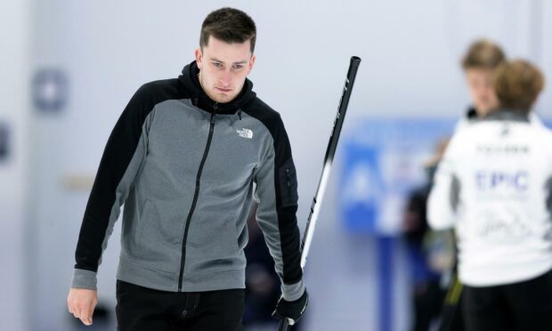 James Craik won the Scottish Curling Junior Championships in Aberdeen. Picture supplied by Perthshire Picture Agency.