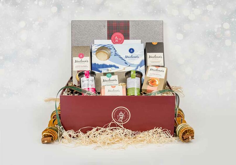 We preview a selection of Scottish foodie gifts including Maclean's Festive Treats Hamper.