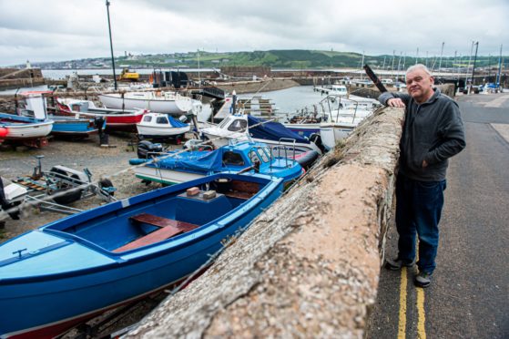 Kenny Galloway believes Aberdeenshire Council should refund Banff Harbour users. Picture by Wullie Marr
