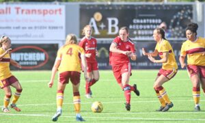 Aberdeen Women lose 4-3 on the road at Motherwell in SWPL 1