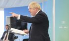 Boris Johnson made a meandering speech at the CBI (Photo: