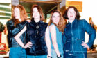 1992 - Sarah, Marie, Lesley and Shonagh love the denim look at Union Street store Flip