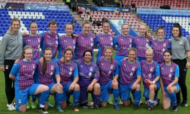 Inverness Caley Thistle Women. Supplied by Peter Paul/caleyjags.com