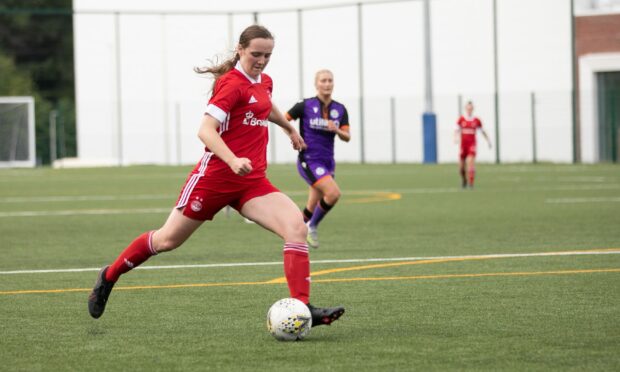 Aberdeen Women's Bayley Hutchison. Picture by Kim Cessford.