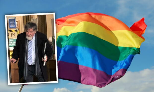 Thomas Owenson sent the emails after reading a news story about the rainbow flag being raised about a council headquarters
