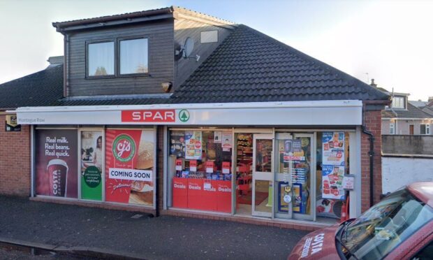 Graeme King objected to the coronavirus rules at Spar on Montague Row in Inverness