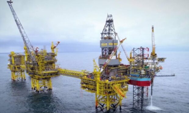 The Culzean gas project in the North Sea started production in 2019. North Sea. Supplied by TotalEnergies