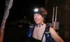 Chris Cowley at finish of the Spine Race.