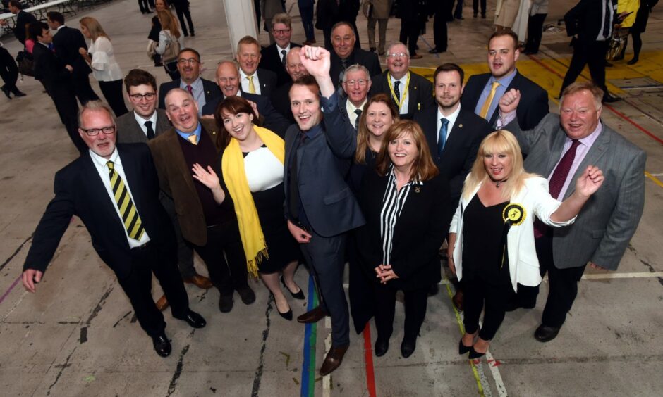 The SNP became the largest group on the council in 2017 - but were four short of an outright majority. Picture by Heather Fowlie/DCT Media.