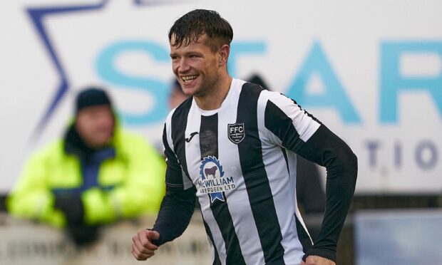 Ryan Cowie has reached 300 appearances for Fraserburgh