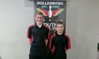 Lee Rigby, left, and Calum Robertson, right, have qualified for the tenpin bowling European Youth Championships.