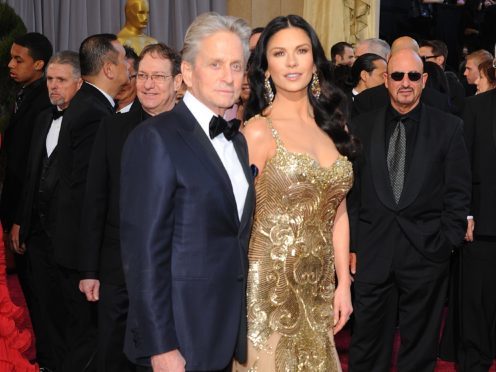 Michael Douglas has said acting roles become ‘much more difficult’ for older women as he praised his wife Catherine Zeta-Jones’ business ventures (Ian West/PA)