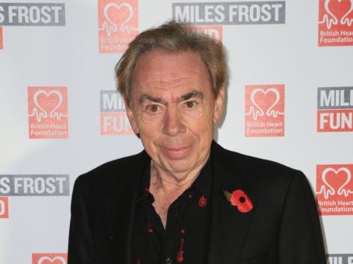 Andrew Lloyd Webber, is to be honoured for his career as a musical composer (Jonathan Brady/PA)