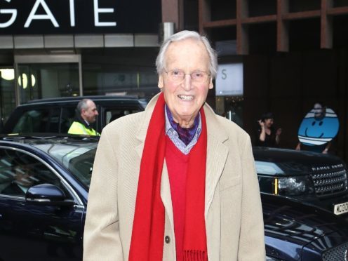 Nicholas Parsons revealed he was absent from Just A Minute because he had flu (Phil Toscano/PA)