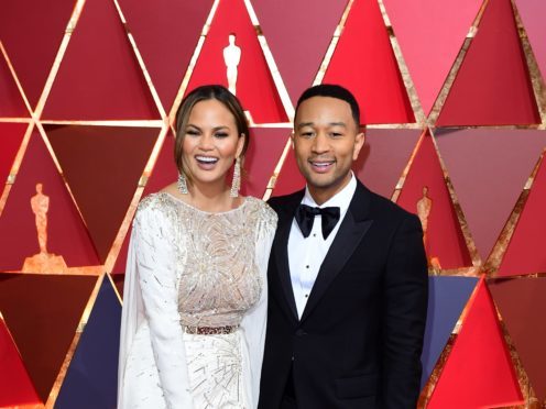 Chrissy Teigen has shared a photo of her and John Legend’s second child Miles (Ian West/PA)