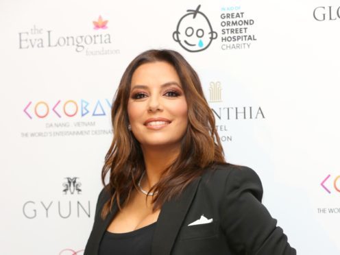 Eva Longoria has welcomed her first son with husband Jose Baston (Isabel Infantes/PA)