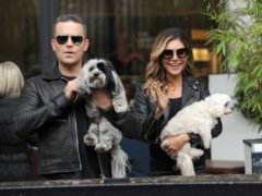 Robbie Williams and his wife Ayda Field are reportedly set to become judges on The X Factor (Nick Ansell/PA)