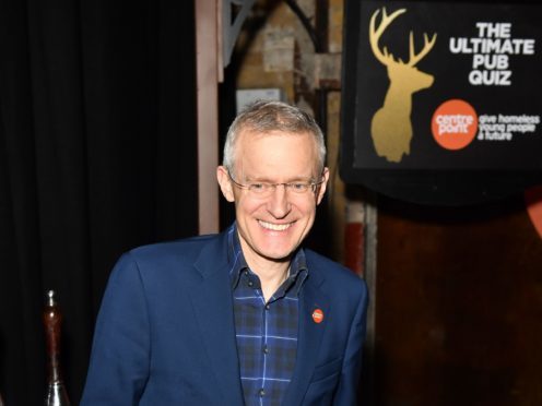 Jeremy Vine said he was proud to be the new host of Channel 5’s daily current affairs show (Dominic Lipinski/PA)