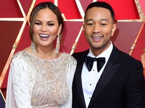 Chrissy Teigen poked fun at husband John Legend in an Instagram post (Ian West/PA)